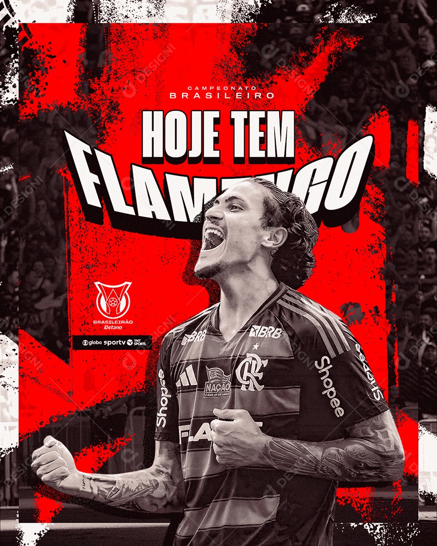 Feed Flyer Jogo De Futebol Social Mídia PSD Editável