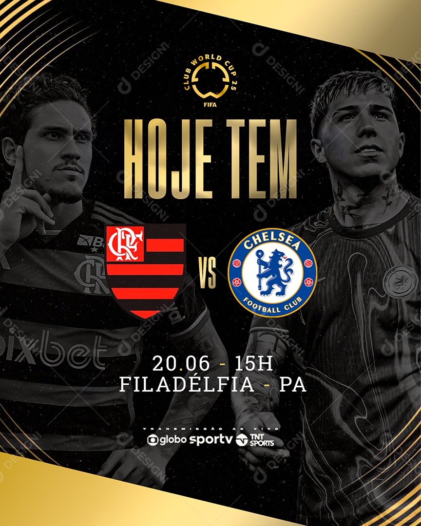 Feed Flyer Jogo De Futebol Social Mídia PSD Editável