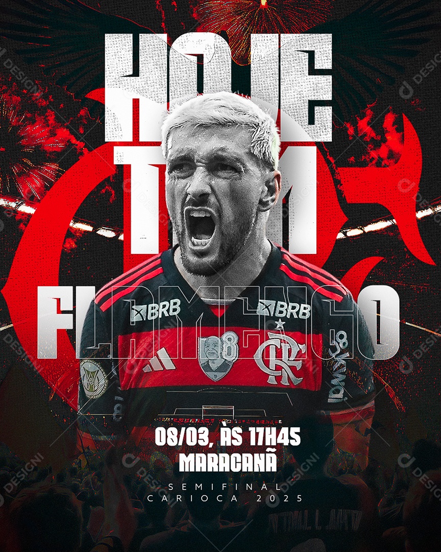 Feed Flyer Jogo De Futebol Social Mídia PSD Editável