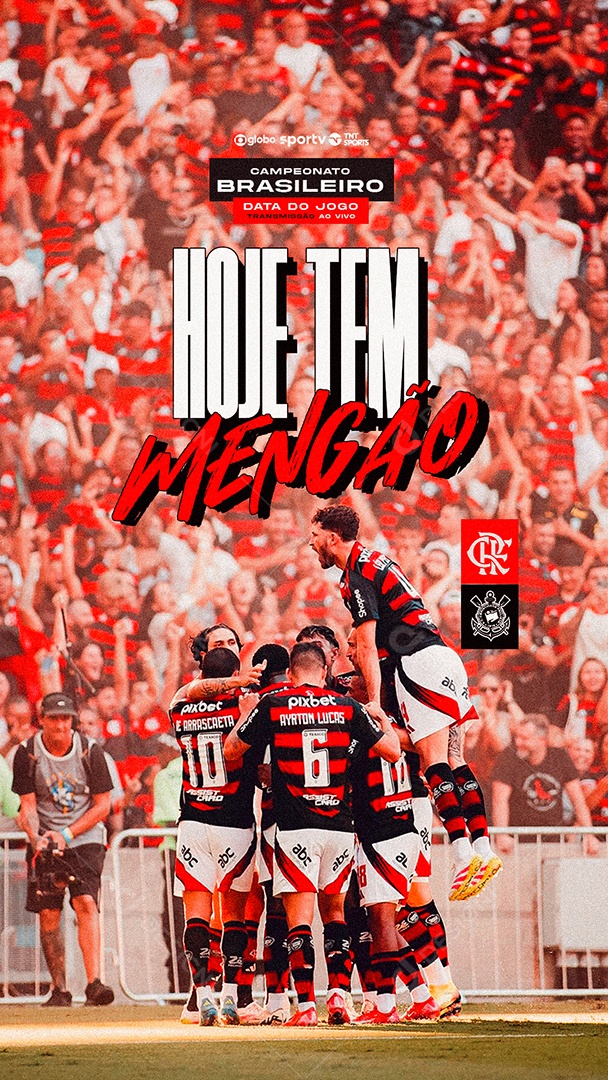 Story Flyer Jogo De Futebol Social Mídia PSD Editável