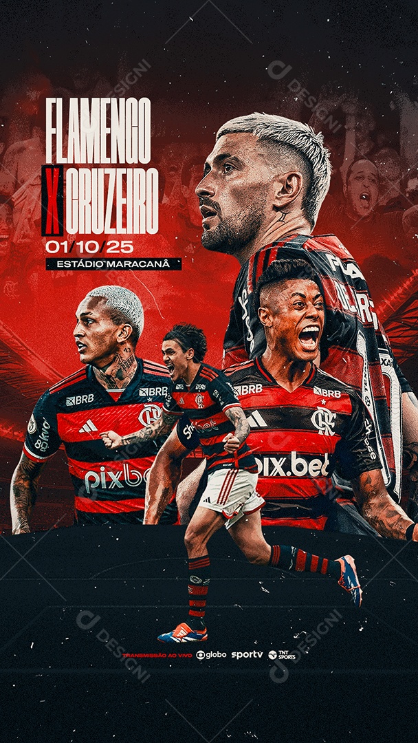 Story Flyer Jogo De Futebol Social Mídia PSD Editável