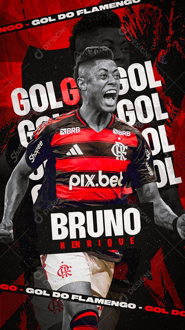 Story Flyer Jogo De Futebol Social Mídia PSD Editável
