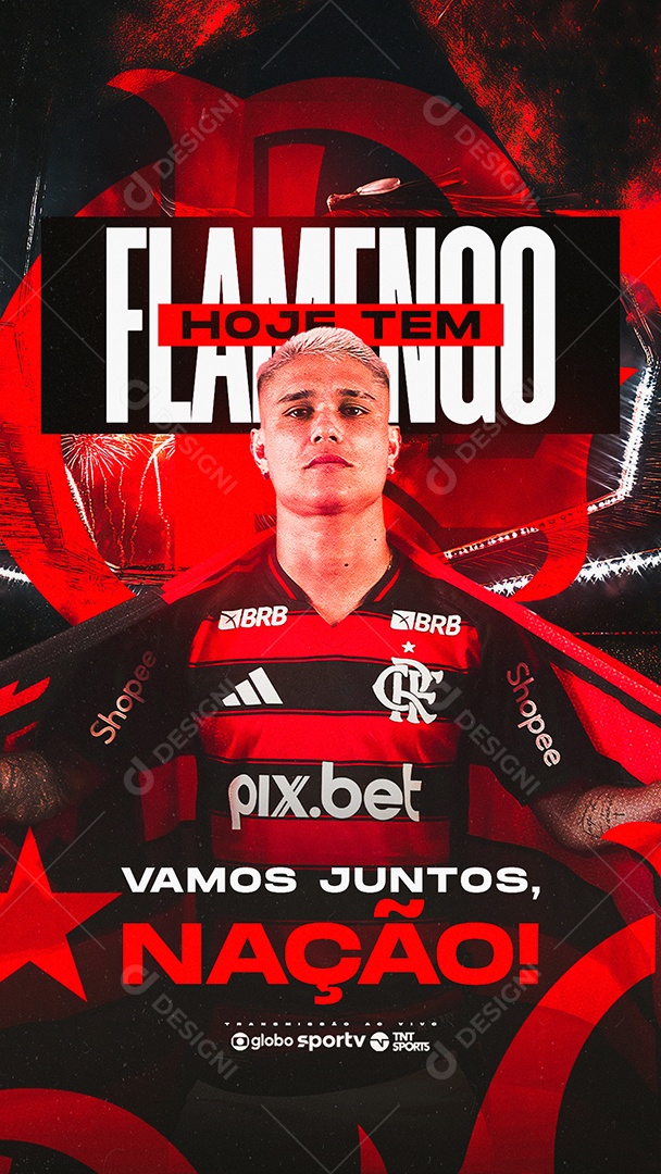 Story Flyer Jogo De Futebol Social Mídia PSD Editável