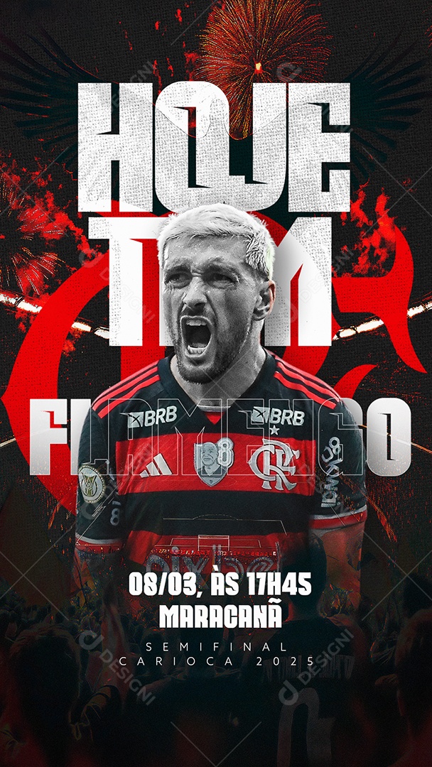 Story Flyer Jogo De Futebol Social Mídia PSD Editável