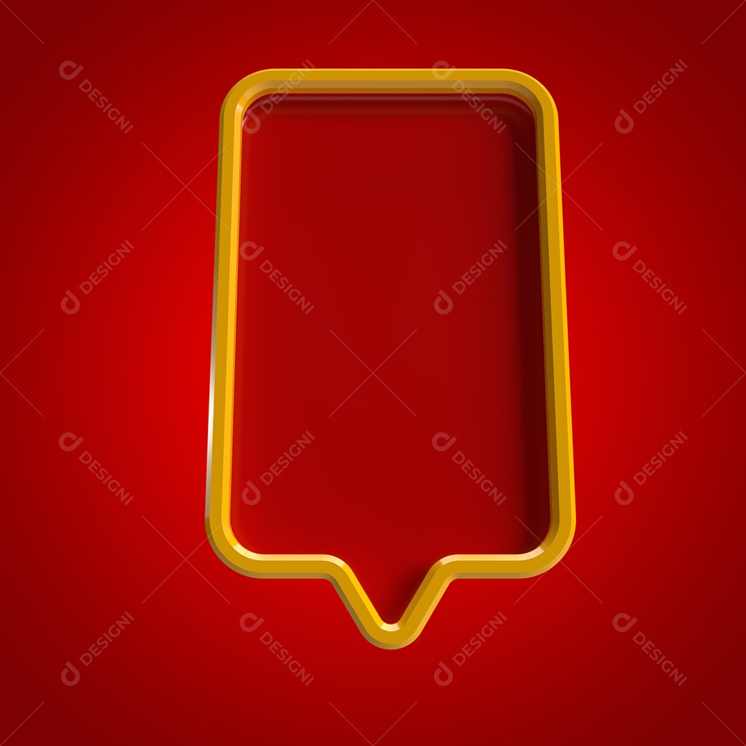 Elemento 3D Placa de Metálica Para Composição PSD