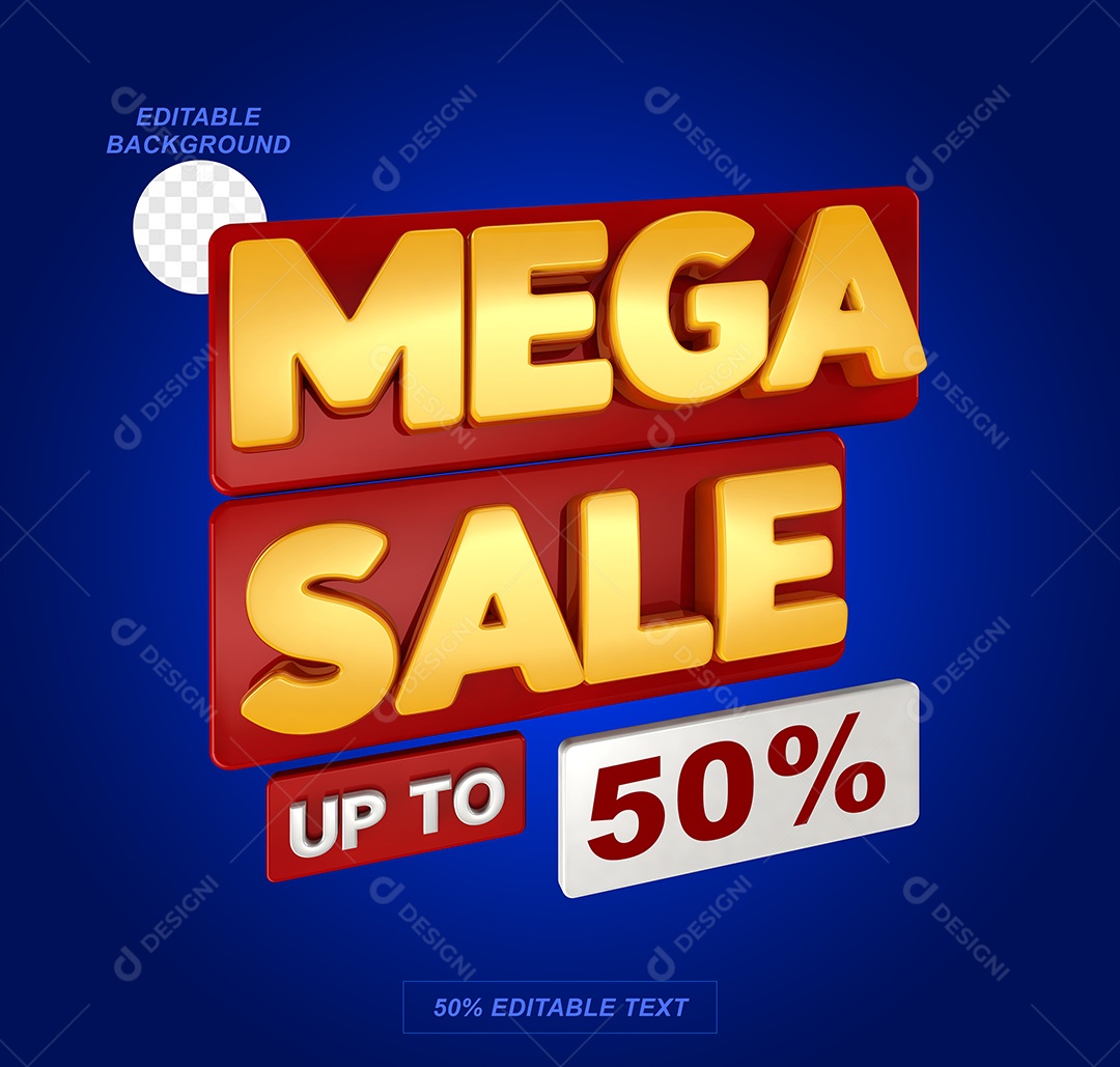 Mega Liquidação Selo 3D Para Composição PSD