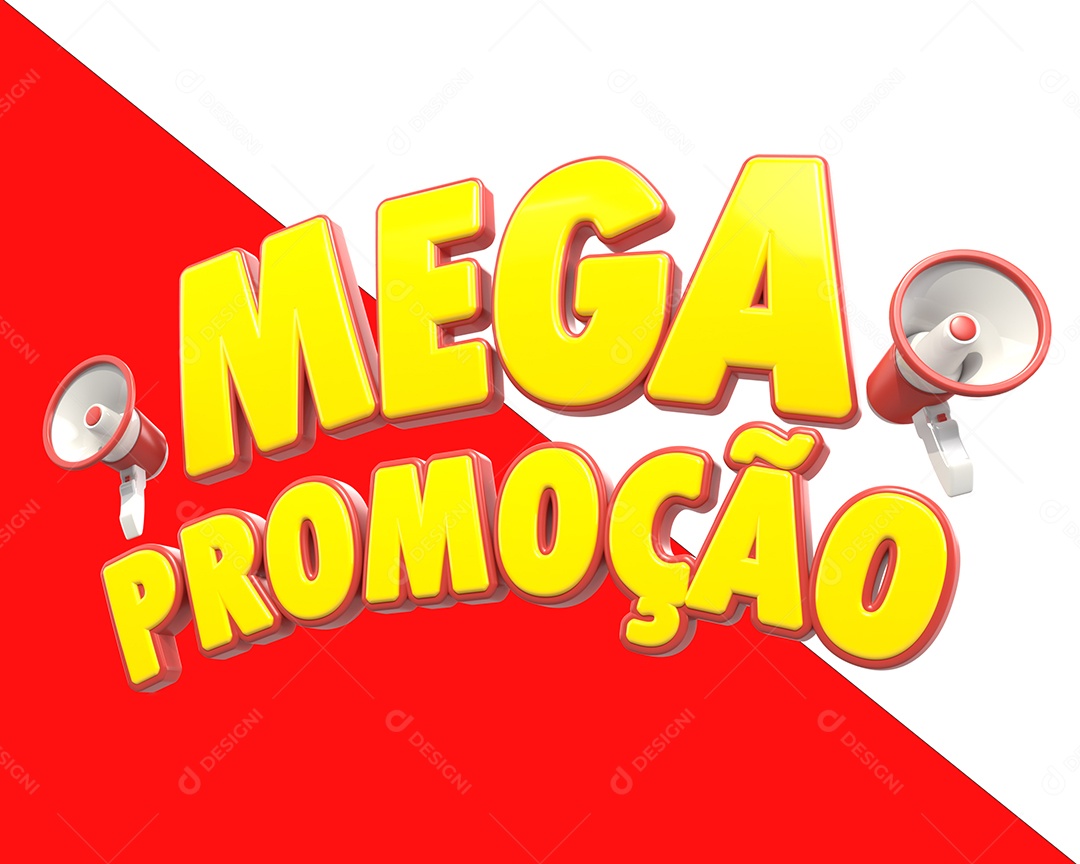 Mega Promoção Selo 3D Para Composição PSD