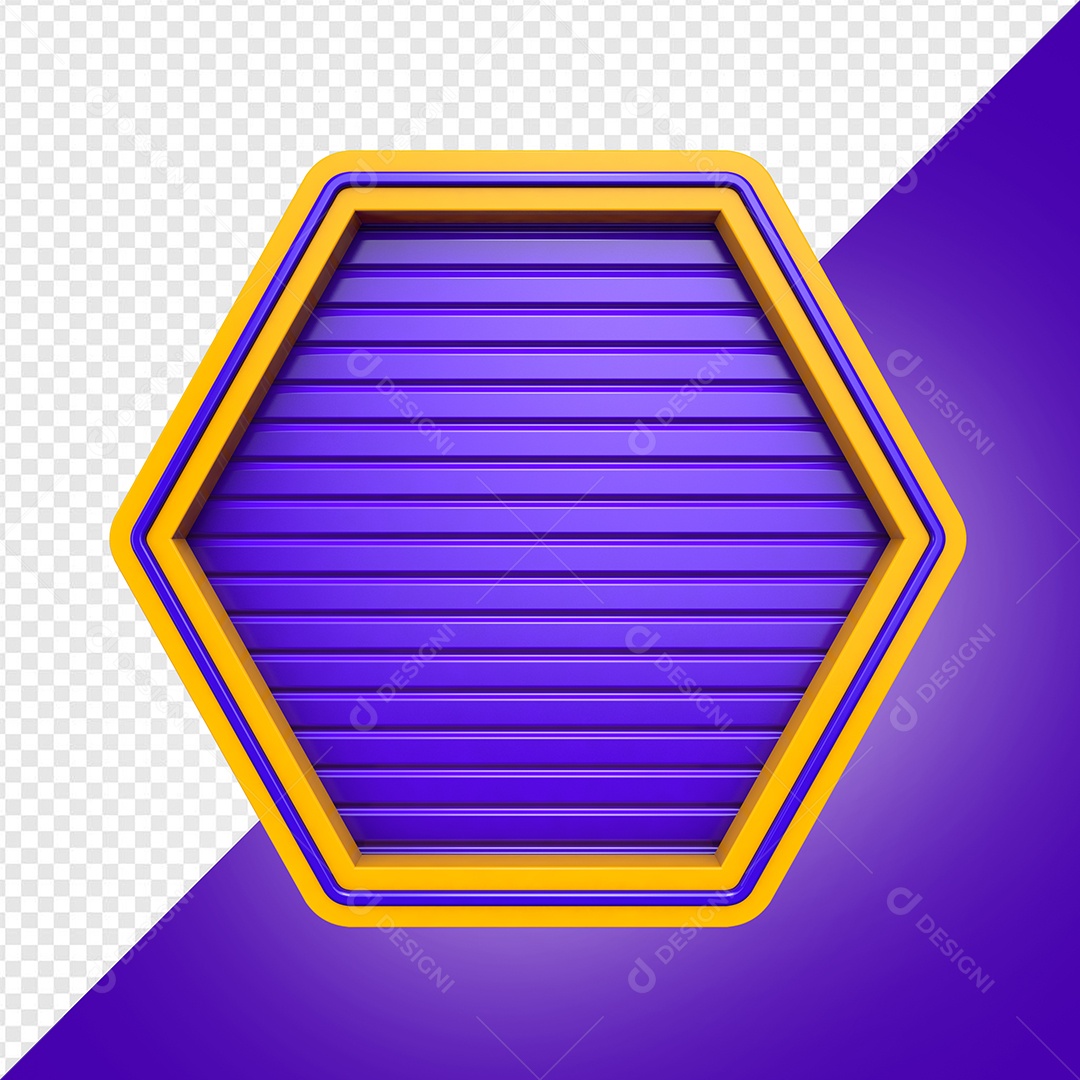 Escudo Elemento 3D Para Composição PSD