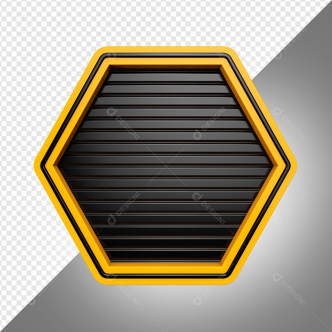 Escudo Elemento 3D Para Composição PSD