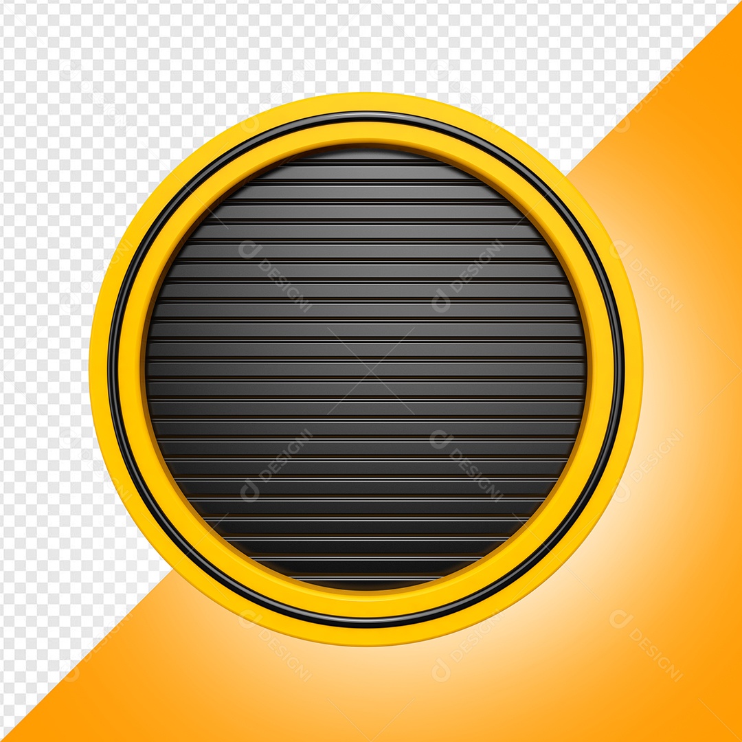 Escudo Elemento 3D Para Composição PSD