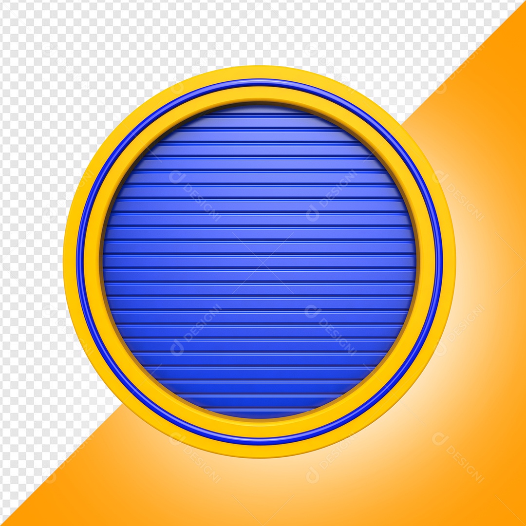 Escudo Elemento 3D Para Composição PSD