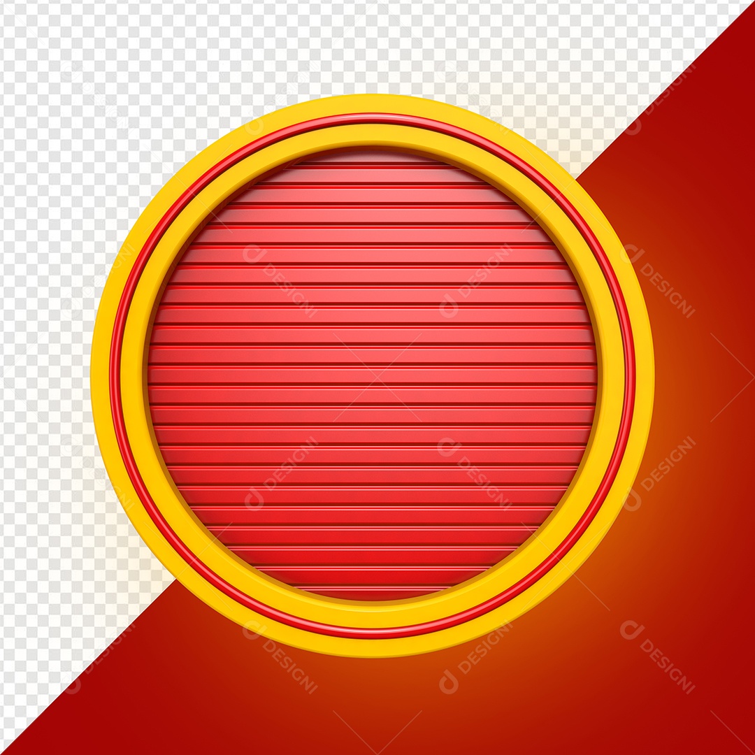 Escudo Elemento 3D Para Composição PSD