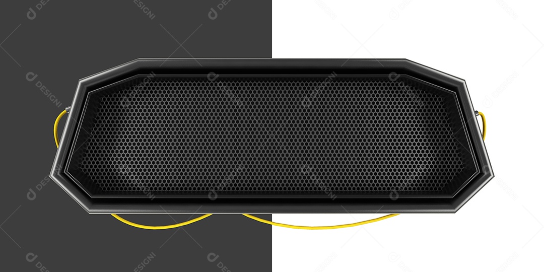 Elemento 3D Painel Metálico Para Composição PSD