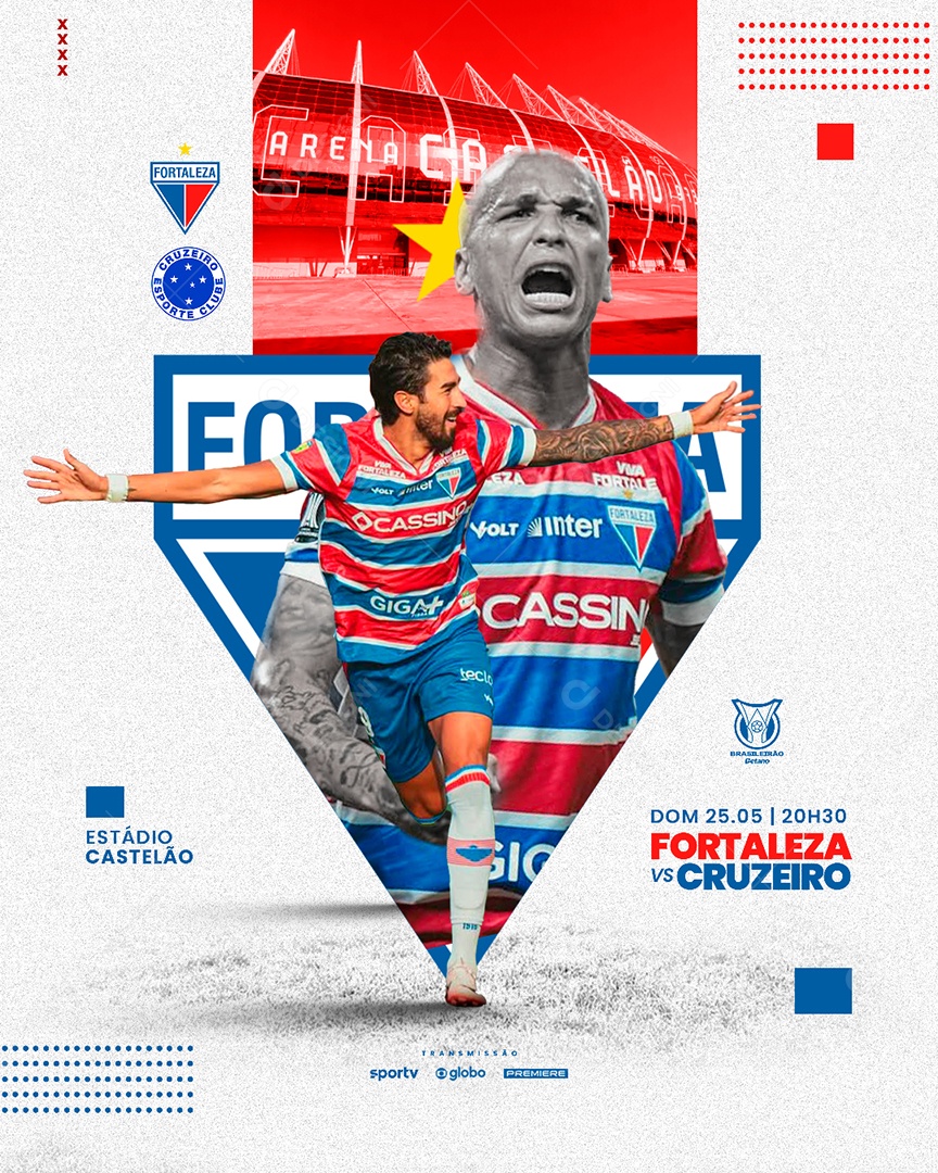 Feed Flyer Jogo De Futebol Social Mídia PSD Editável