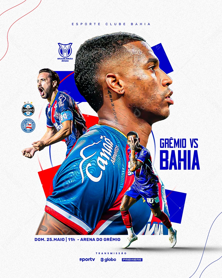 Feed Flyer Jogo De Futebol Social Mídia PSD Editável