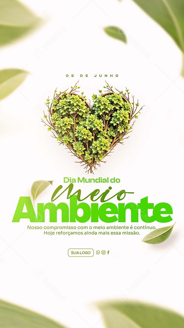 Story Dia Mundial do Meio Ambiente 05 de Junho Social Media PSD Editável