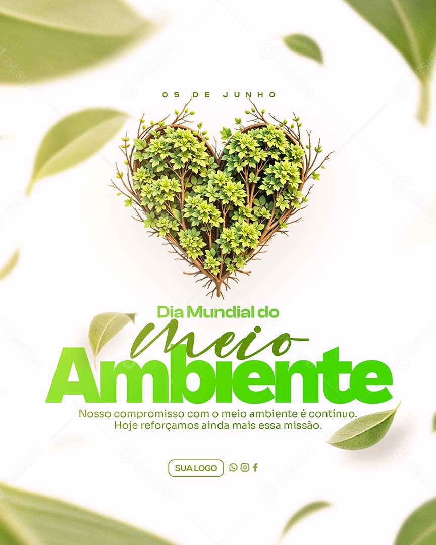 Dia Mundial do Meio Ambiente 05 de Junho Social Media PSD Editável