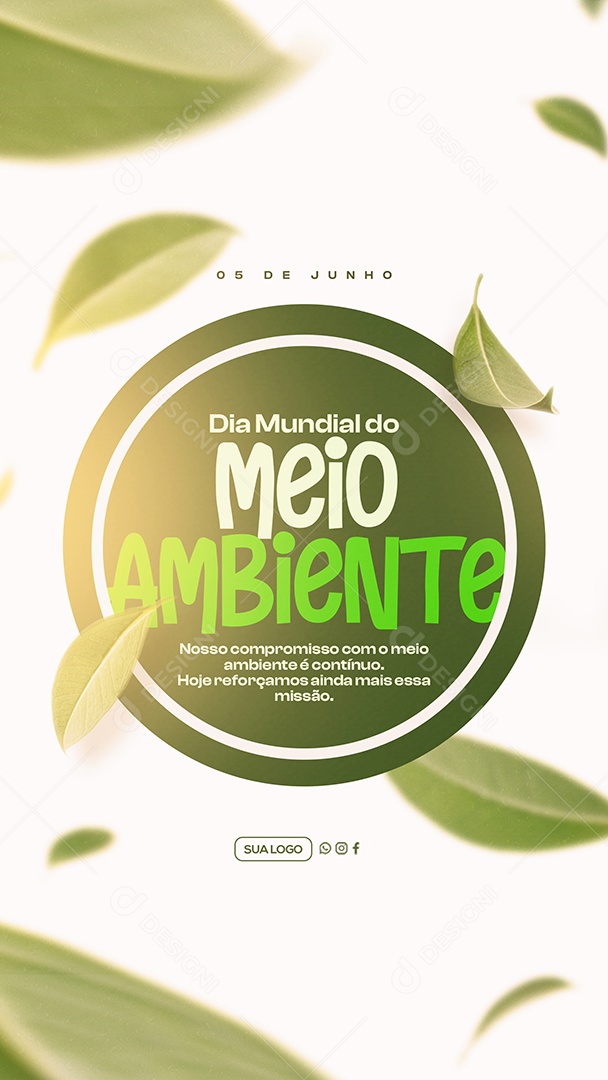 Story Dia Mundial do Meio Ambiente 05 de Junho Social Media PSD Editável