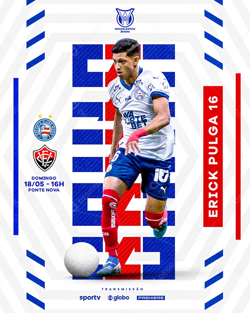 Feed Flyer Jogo De Futebol Social Media PSD Editável