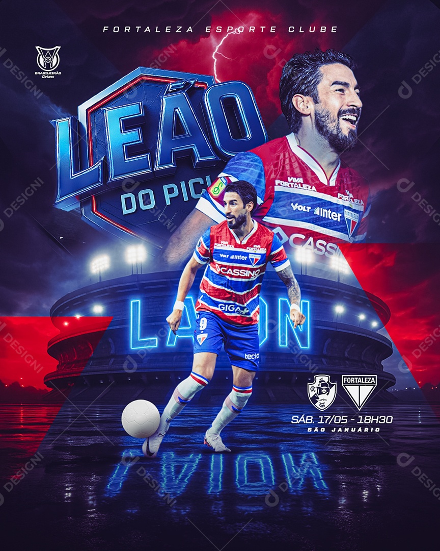 Feed Flyer Jogo De Futebol Social Media PSD Editável