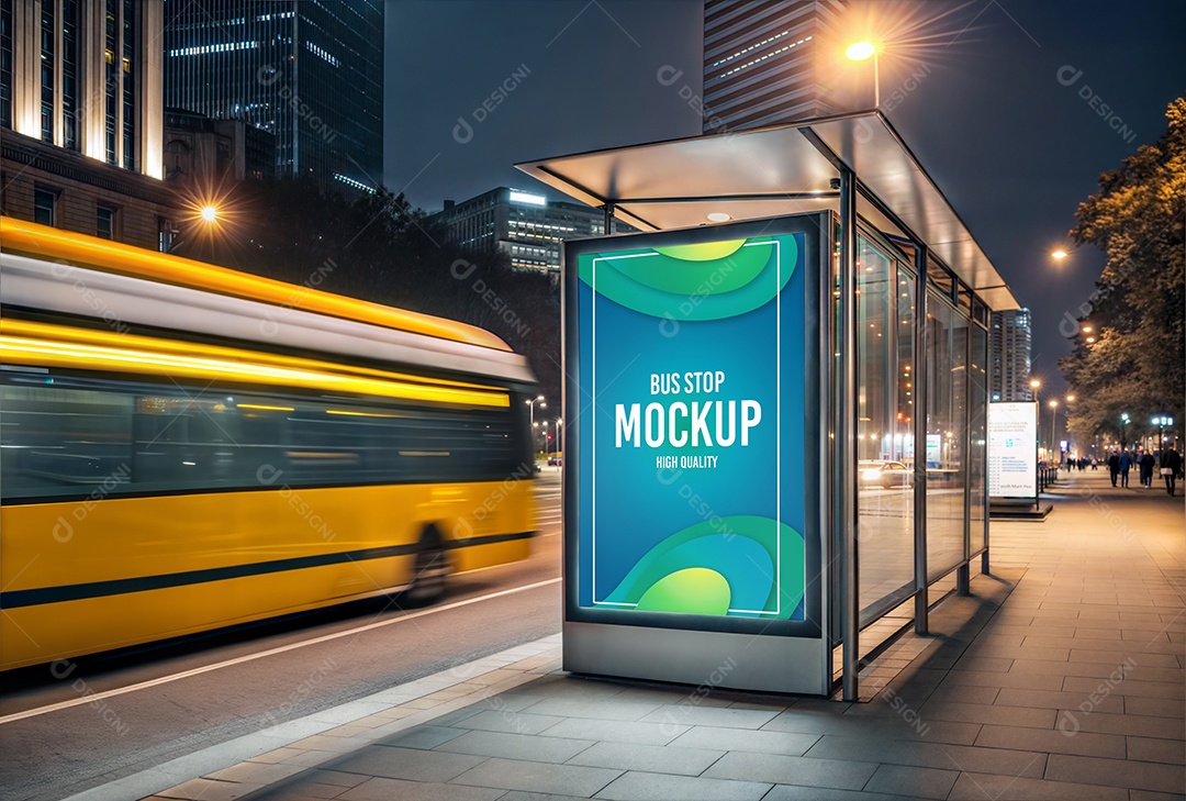 Mockup Anúncio Publicitário PSD Editável