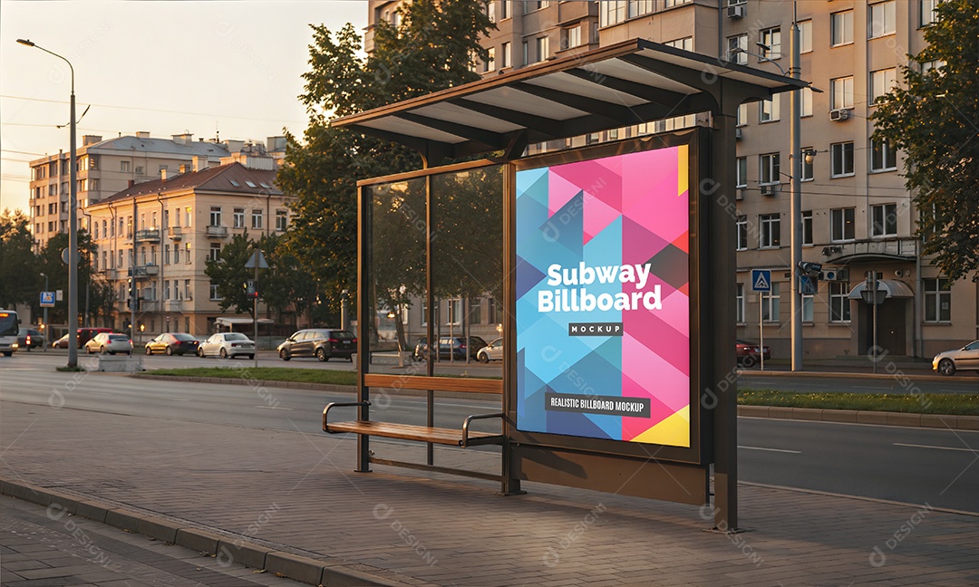 Mockup Anúncio Publicitário PSD Editável