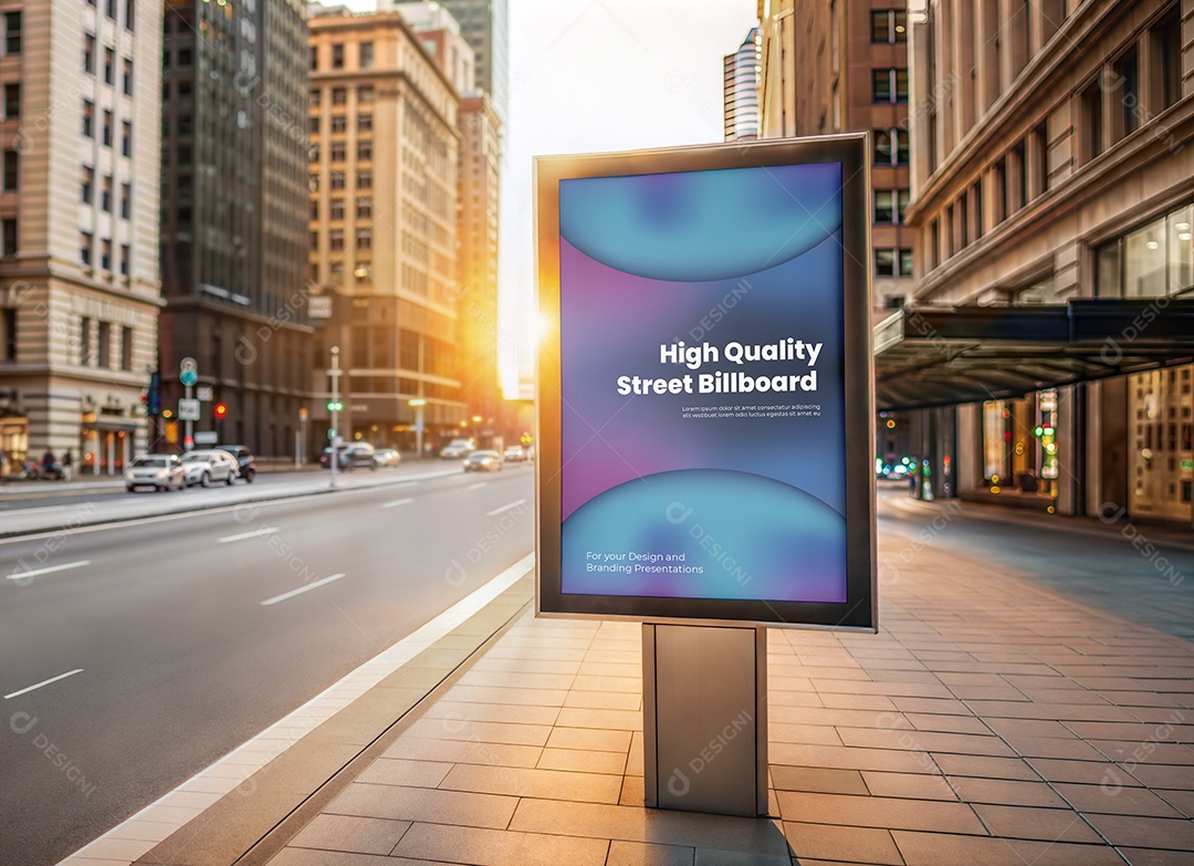 Mockup Anúncio Publicitário PSD Editável