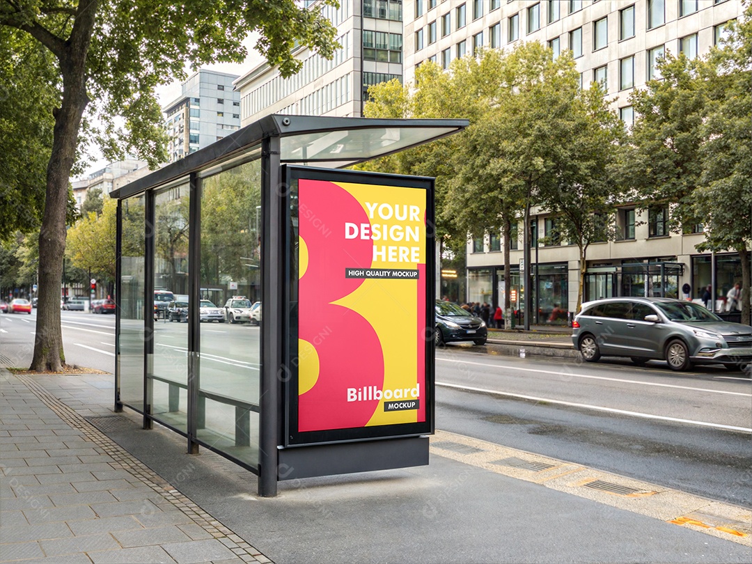 Mockup Anúncio Publicitário PSD Editável