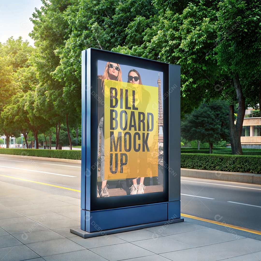 Mockup Anúncio Publicitário PSD Editável