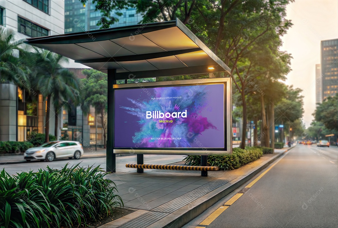 Mockup Anúncio Publicitário PSD Editável