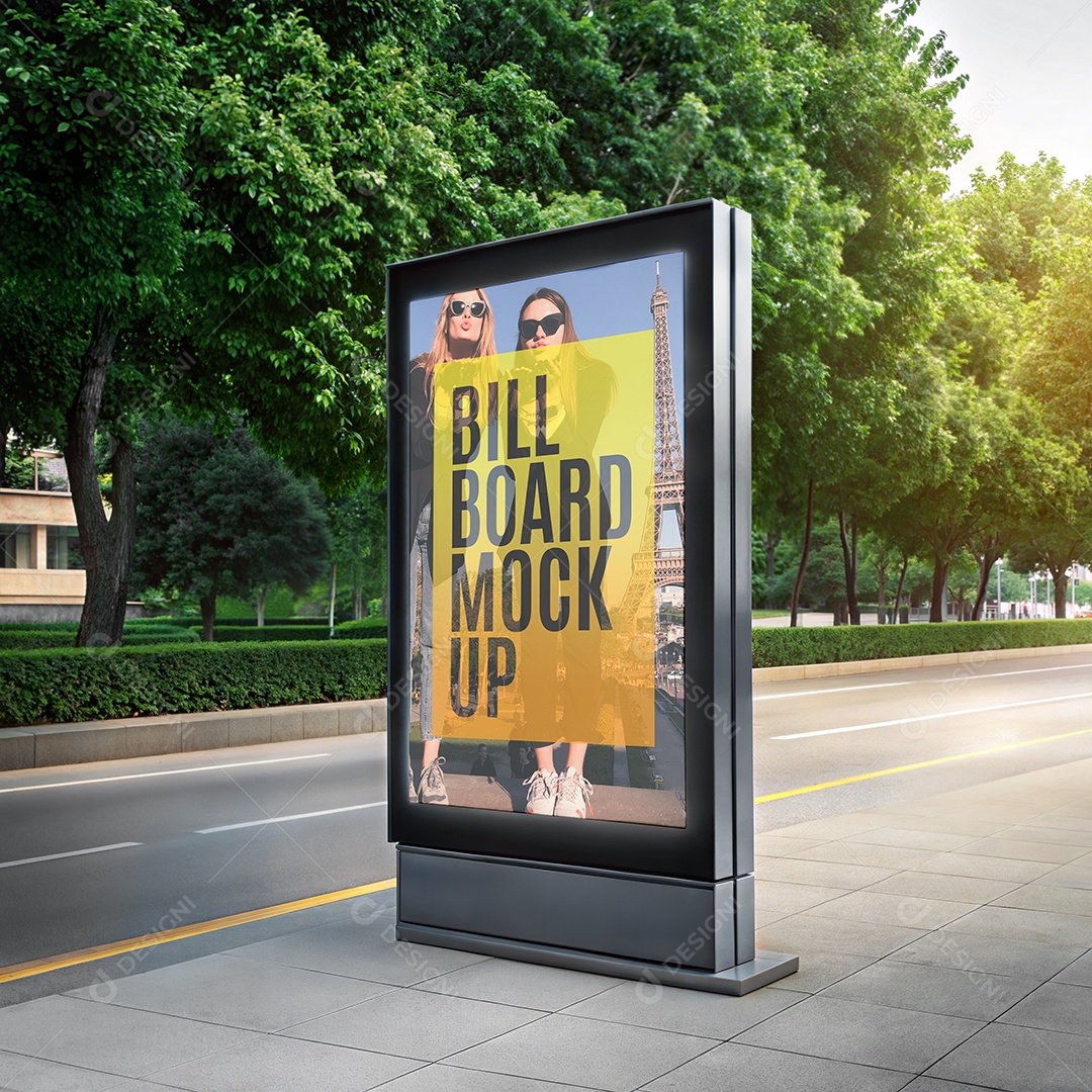 Mockup Anúncio Publicitário PSD Editável