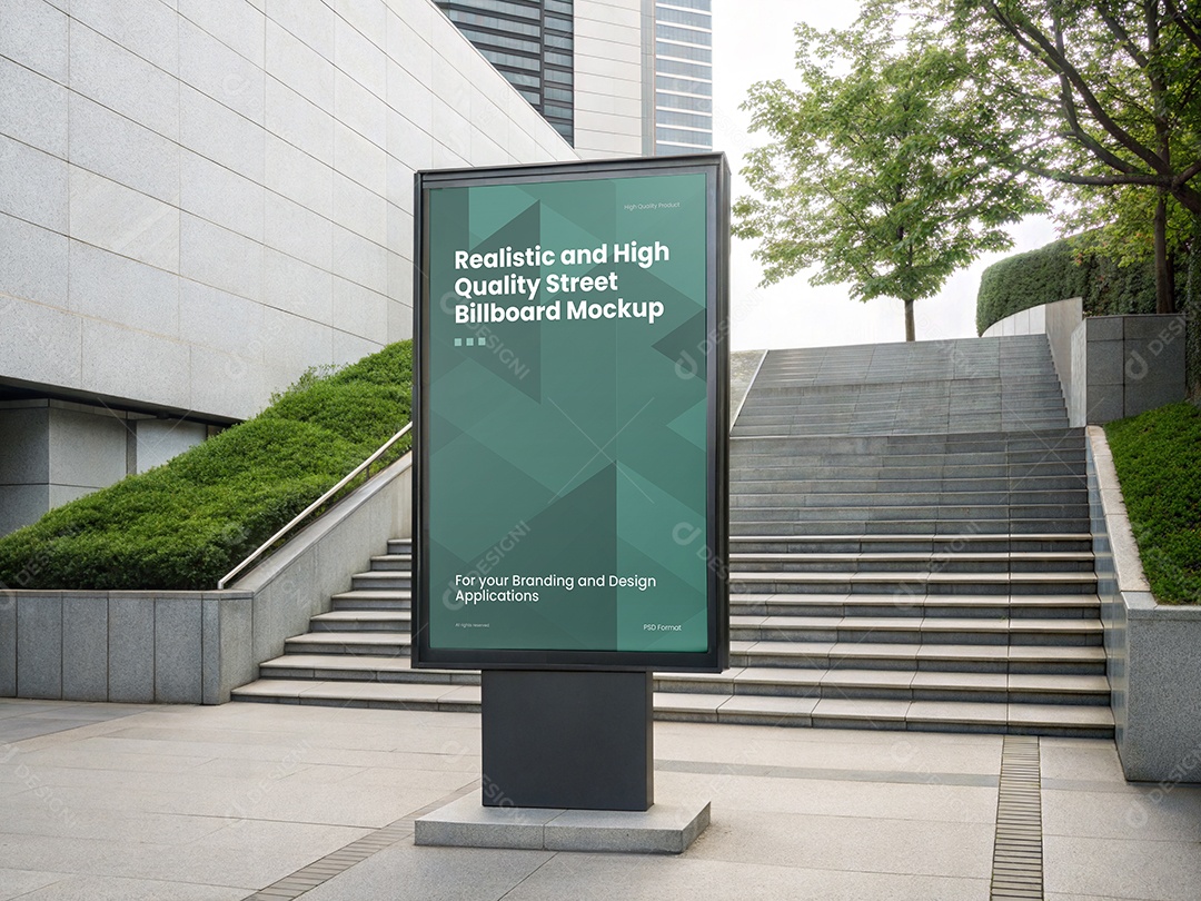 Mockup Anúncio Publicitário PSD Editável