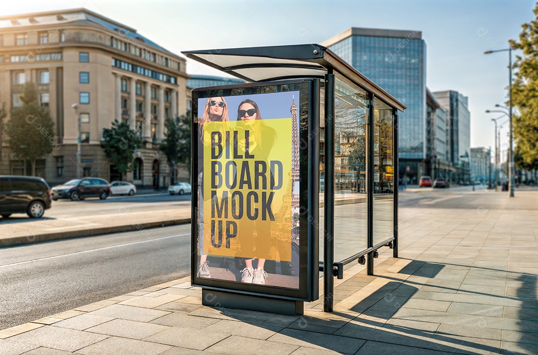 Mockup Anúncio Publicitário PSD Editável