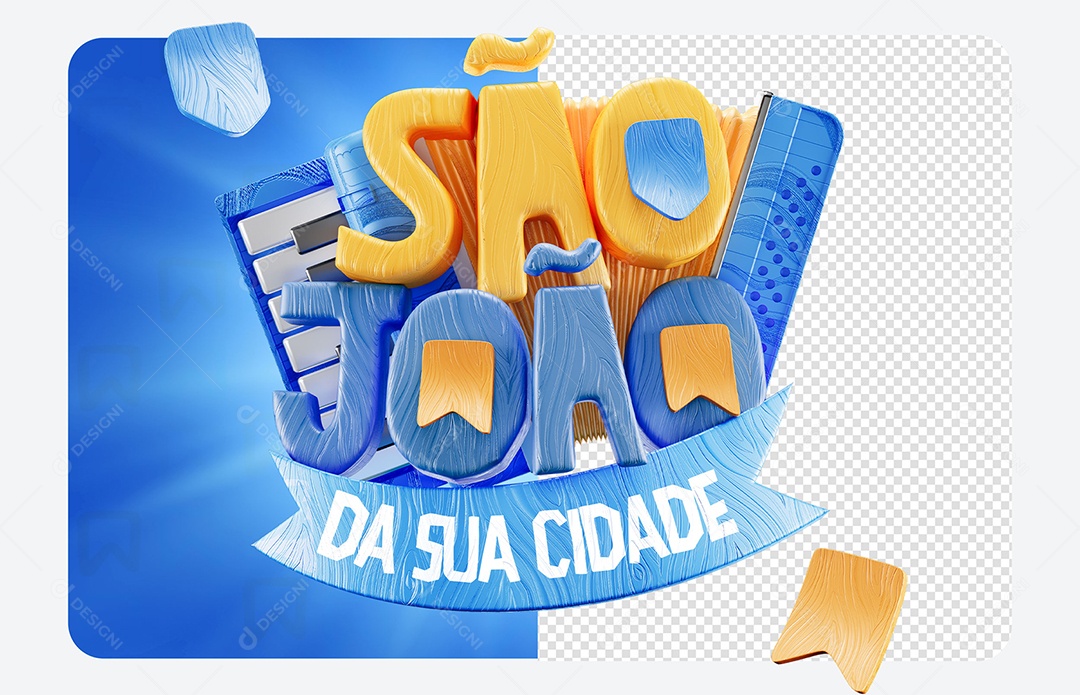 Selo 3D São João Preços de Sua Cidade Composição PSD