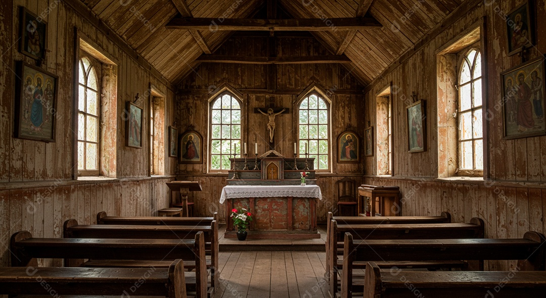 Igreja católica vazia