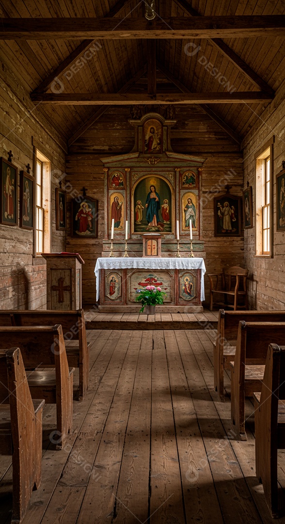 Igreja católica vazia