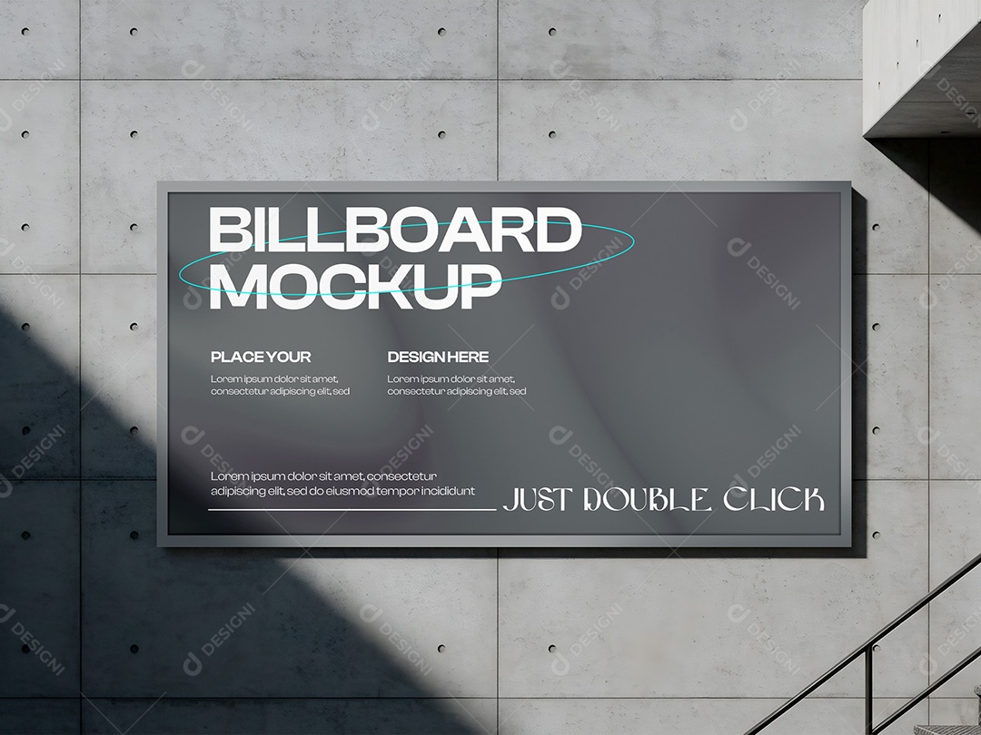 Outdoor em Passagem Subterrânea Mockup PSD Editável