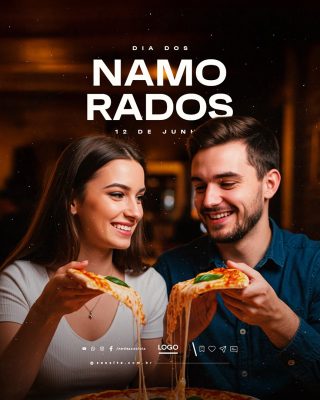 Dia dos Namorados 12 de Junho Social Media PSD Editável
