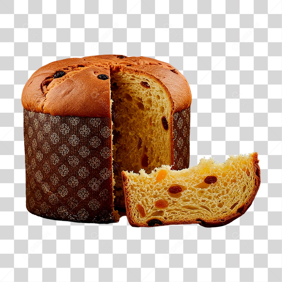 Panetone PNG Transparente