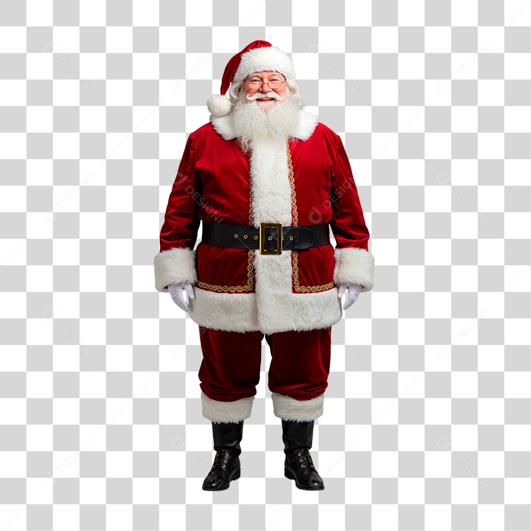 Papai Noel Fantasia de Natal PNG Transparente