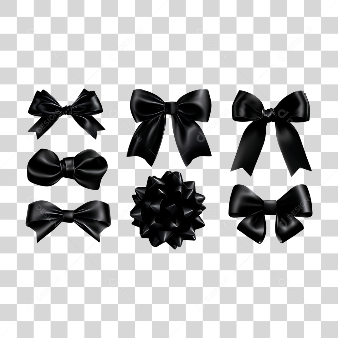 Composição de Laços PNG Transparente