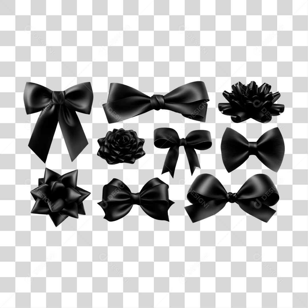 Composição de Laços PNG Transparente