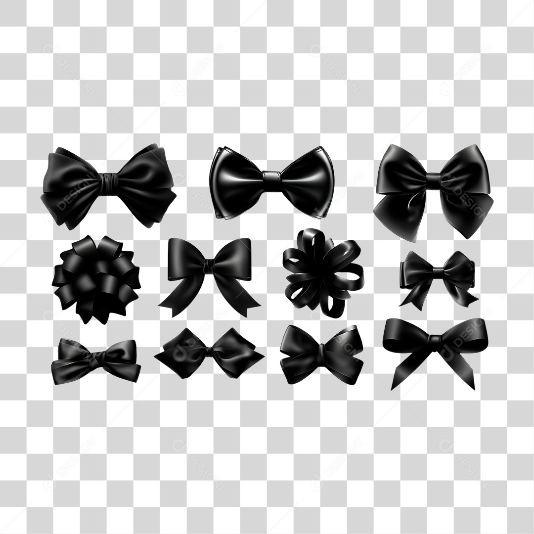 Composição de Laços PNG Transparente