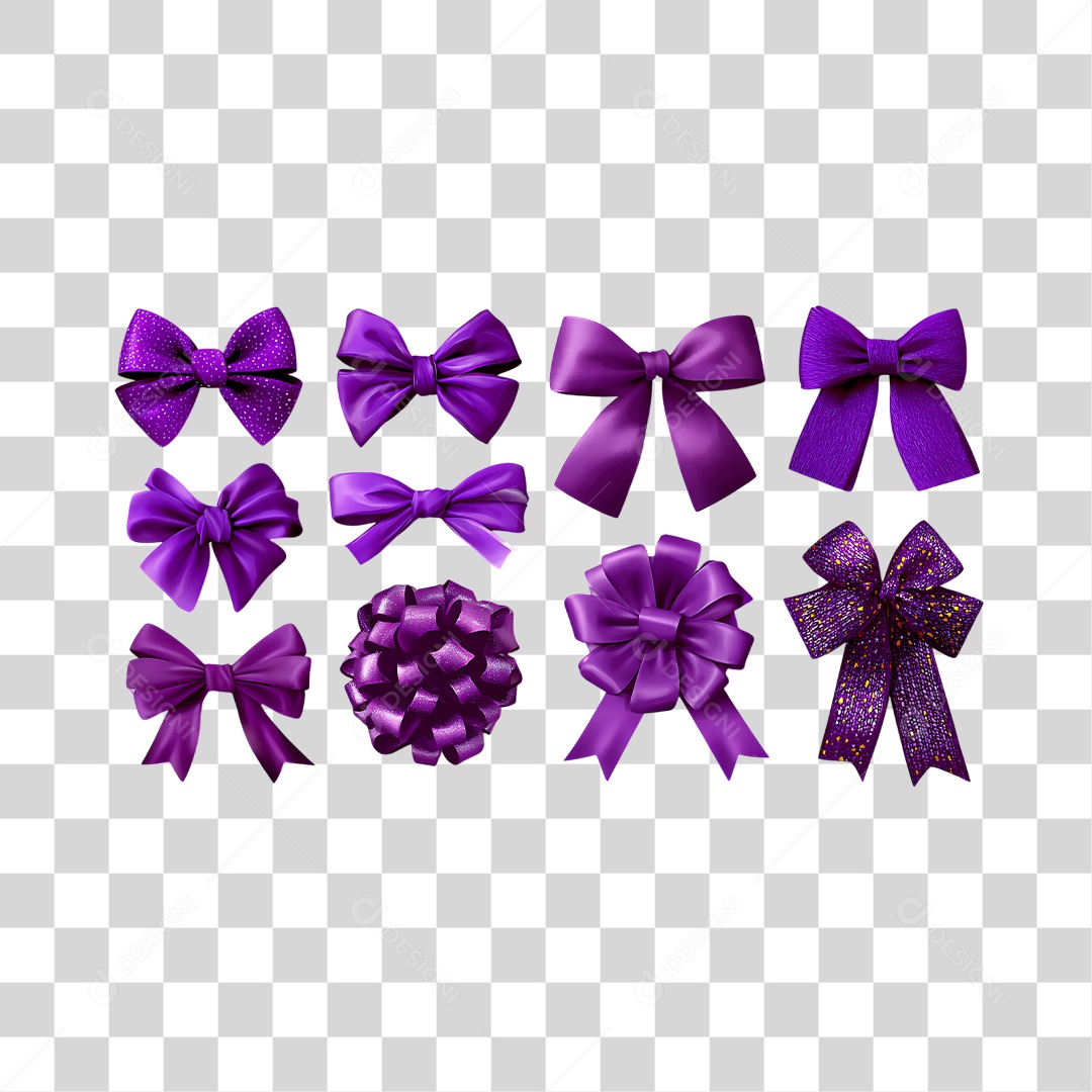 Composição de Laços PNG Transparente