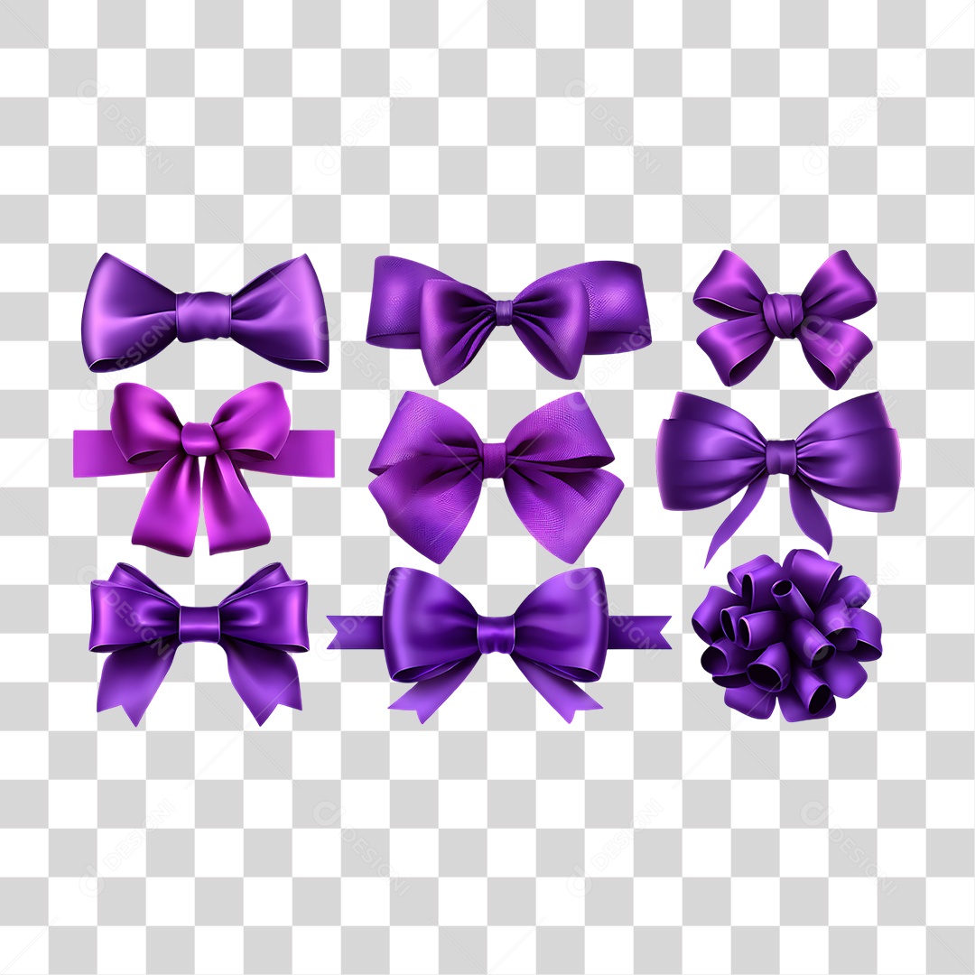 Composição de Laços PNG Transparente