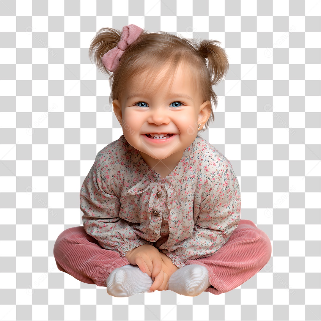 Bebê Sorridente PNG Transparente