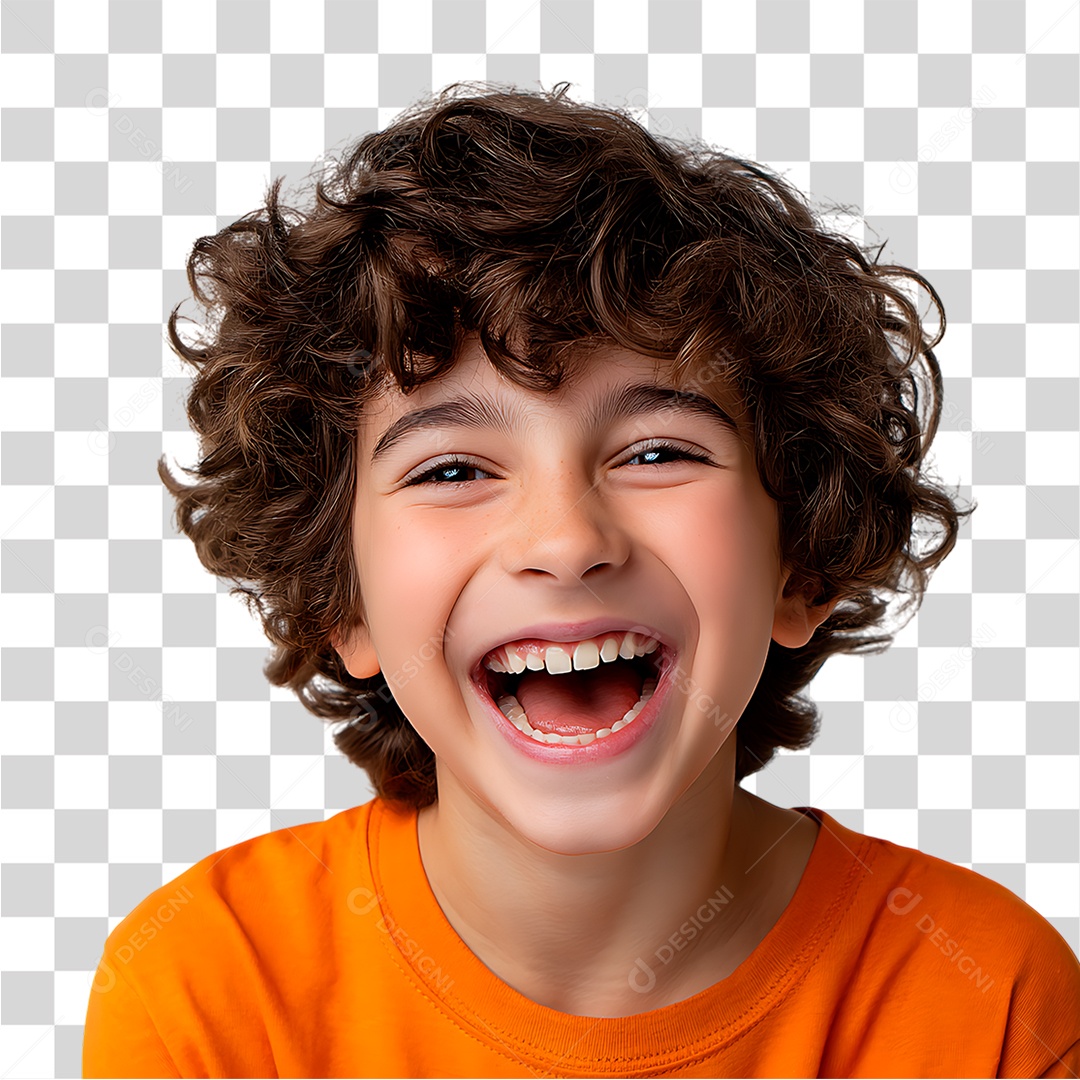 Menino Sorridente PNG Transparente