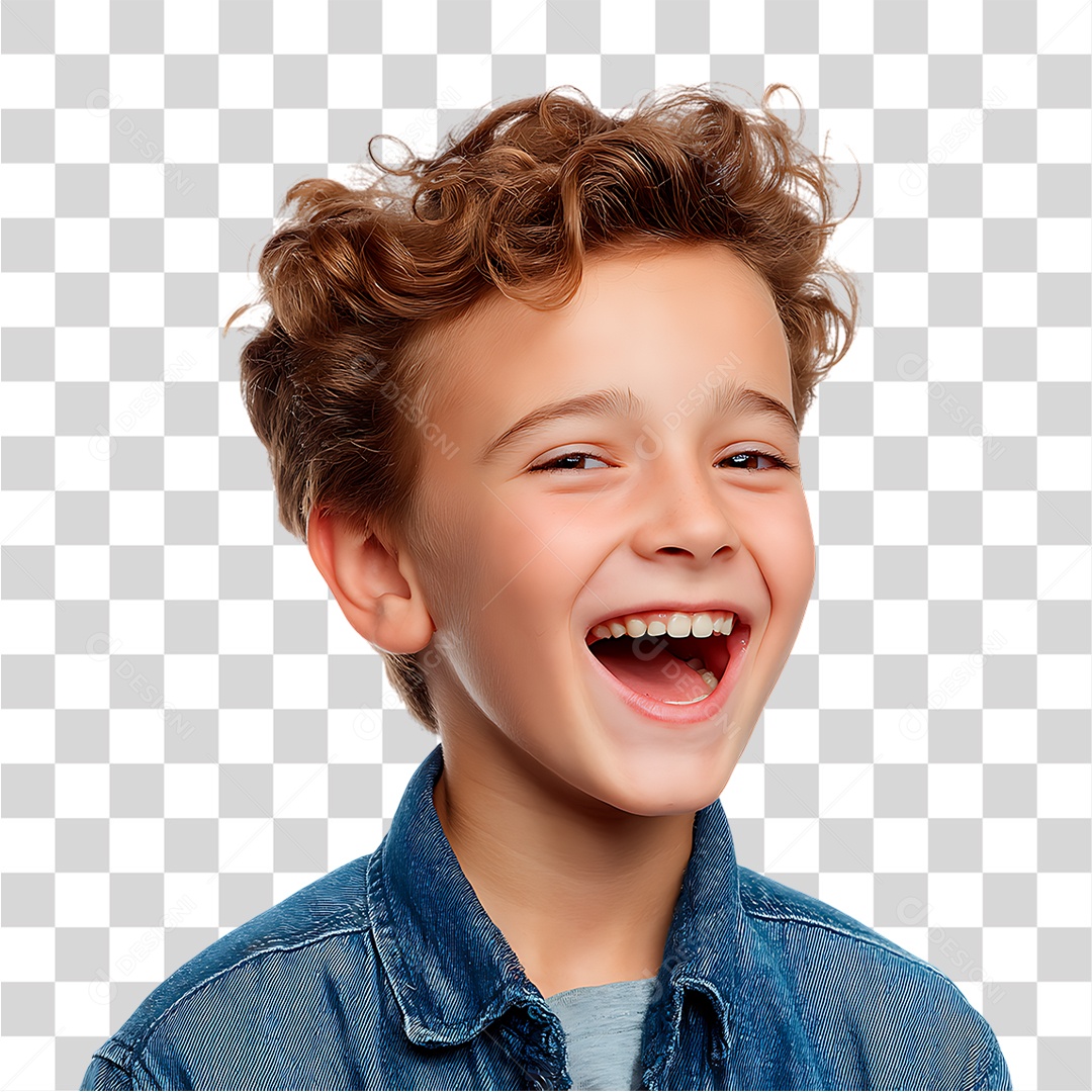 Menino Sorridente PNG Transparente