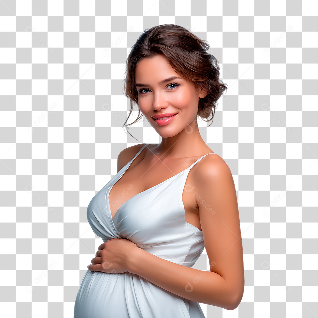 Mulher Grávida PNG Transparente