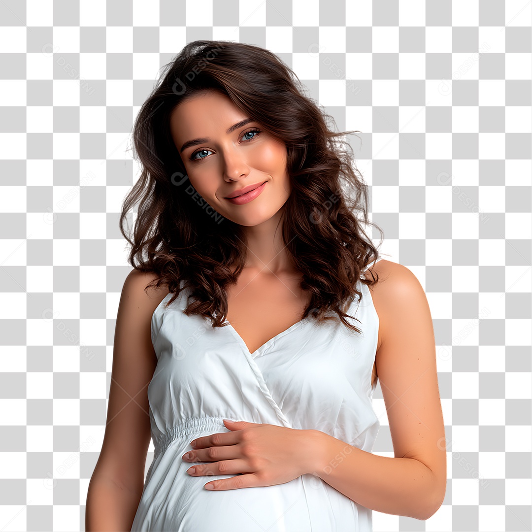 Mulher Grávida PNG Transparente